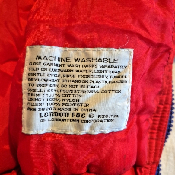 London Fog Vintage boys size 18 months zip up jacket NWT Dead Stock - Picture 10 of 11